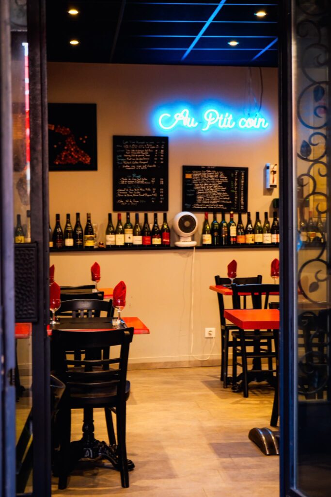 Intérieur de chez Au Ptit Coin à Besançon