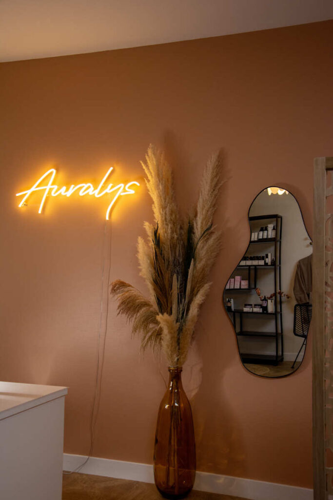 L'intérieur d'Auralys Institut à Condat-sur Vienne