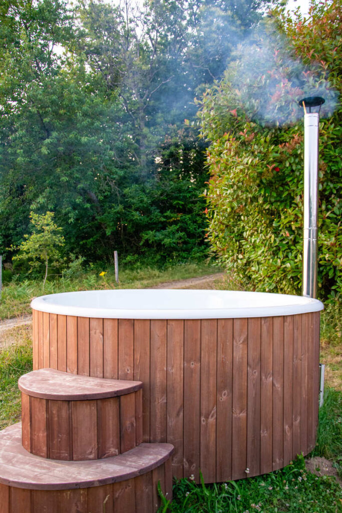 Le bain nordique de La Ferme de la Goursaline, à 45 minutes de Limoges