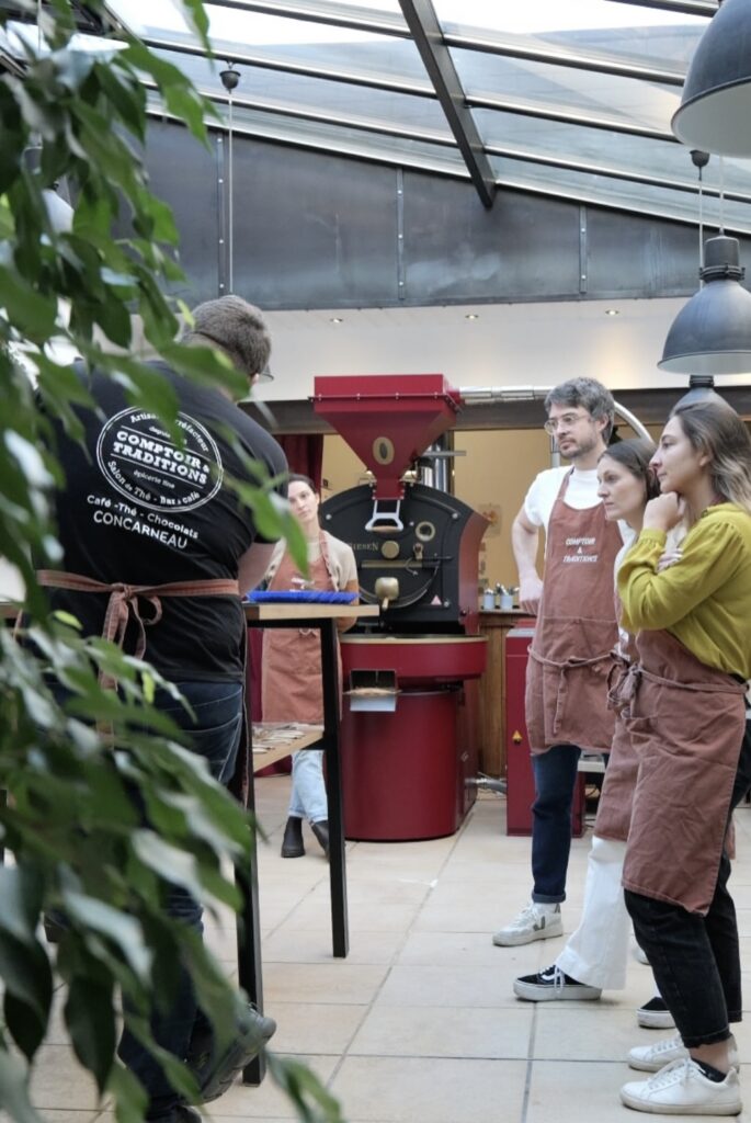 atelier du torrefacteur bakela à concarneau