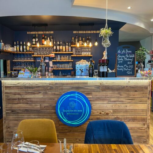 le bar du restaurant la passion des mets à Panazol