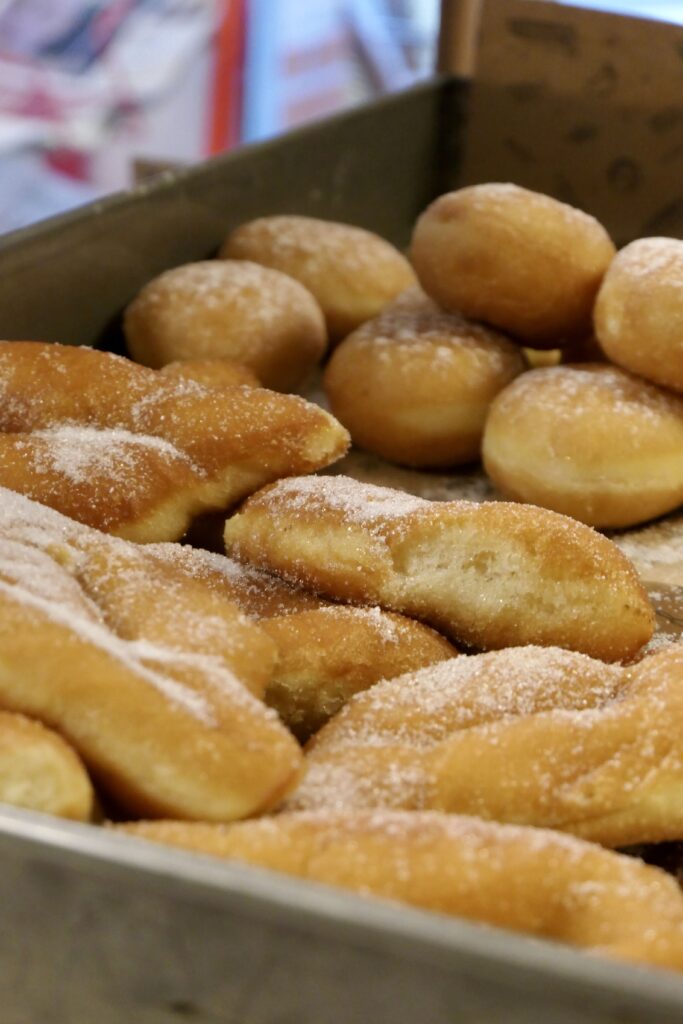 Beignets de la boulangerie de l'Aiguillon à Arcachon.
