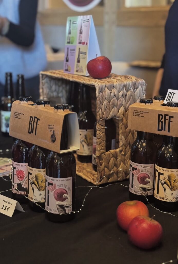 cidres de la brasserie les brasseuses de fruits à quimper