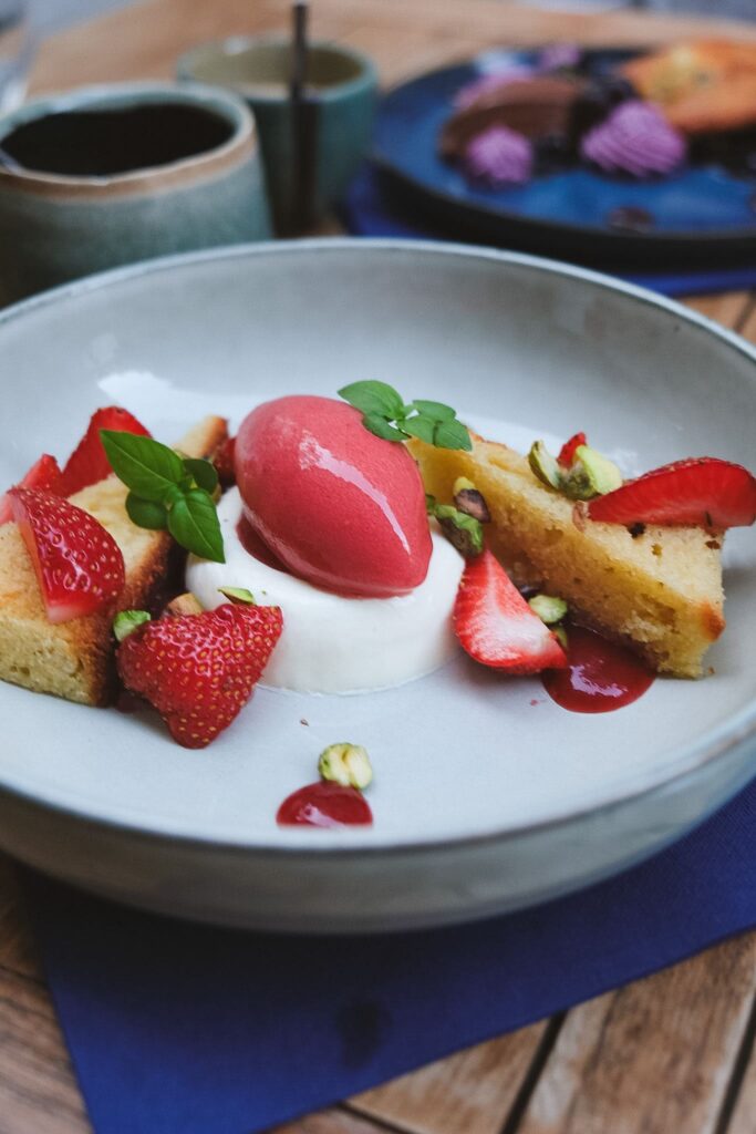 Dessert Bleu de Sapin à Besançon