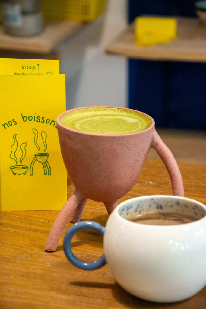 Les boissons chaudes à l'Atelier Chamothé à Limoges