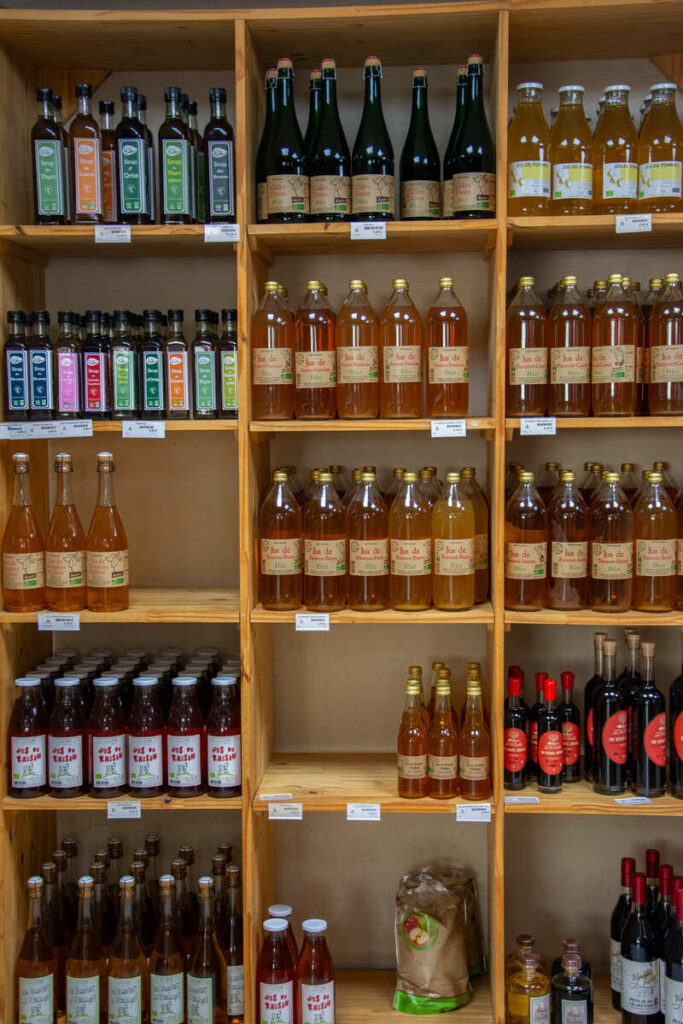 Les boisson locales de producteurs à Saveurs Fermières, coopérative de producteur à Limoges