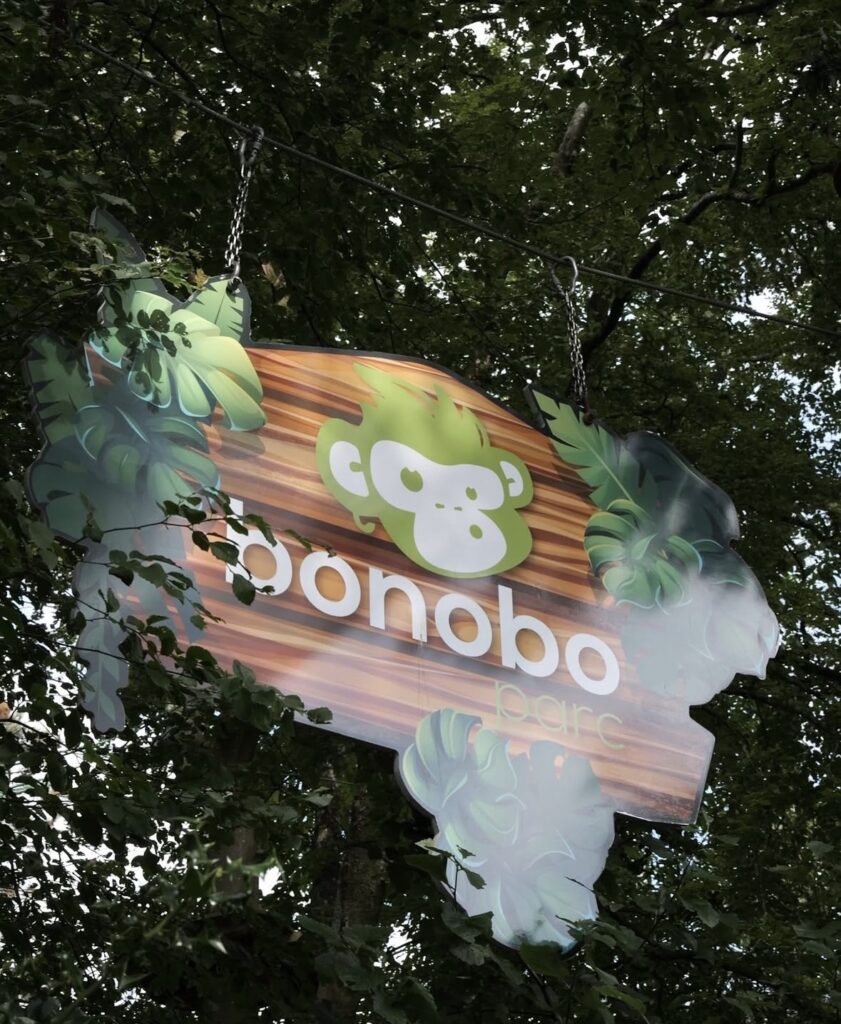 enseigne du bonobo parc de quimper