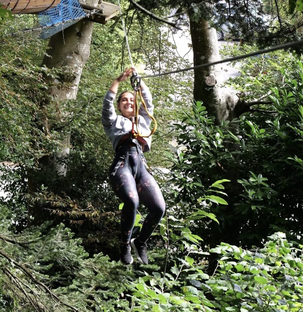 activité tyrolienne au bonobo parc de quimper