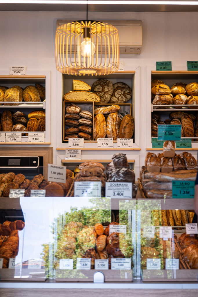 L'intérieur de la Boulangerie Delaunay à Angers