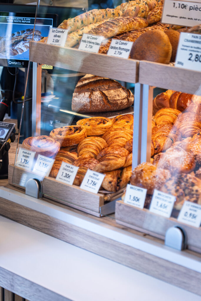 Des viennoiseries de la Boulangerie Delaunay à Angers