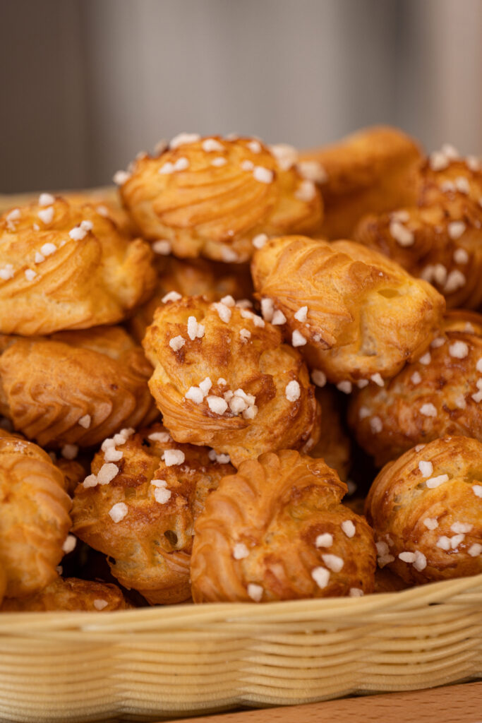 Les chouquettes de la boulangerie le Fournil d'Arnaud à Ecouflant près d'Angers