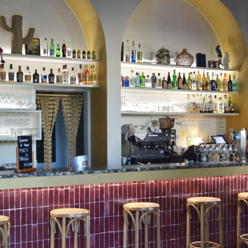 Le bar du Café du Soleil à Eyragues