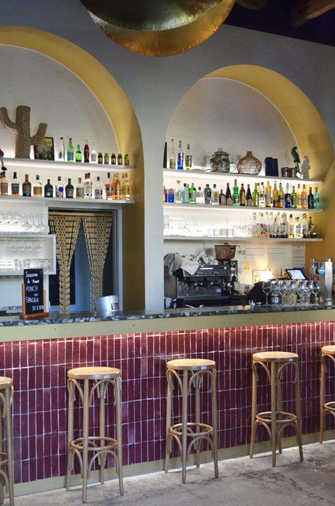 Le bar du Café du Soleil à Eyragues