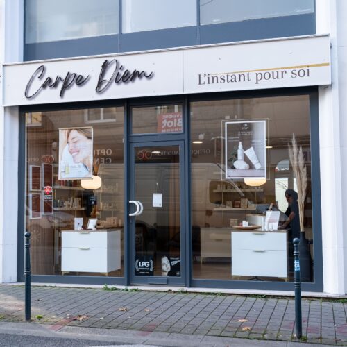 La devanture de l'institut Carpe Diem, à Saint-Malo