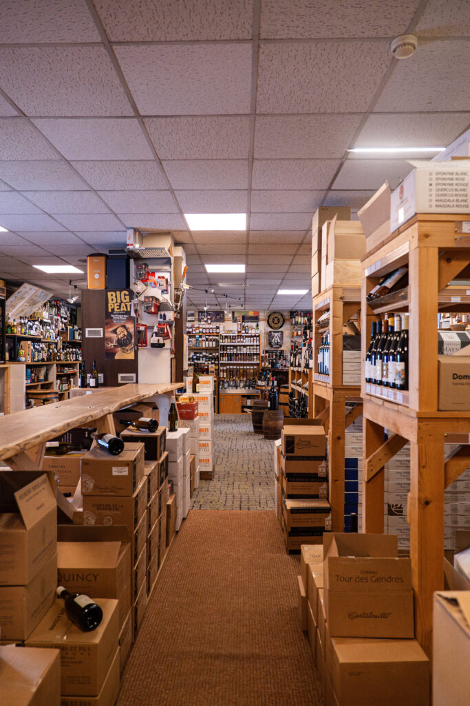 L'intérieur de la Cave du Doyenné à Angers