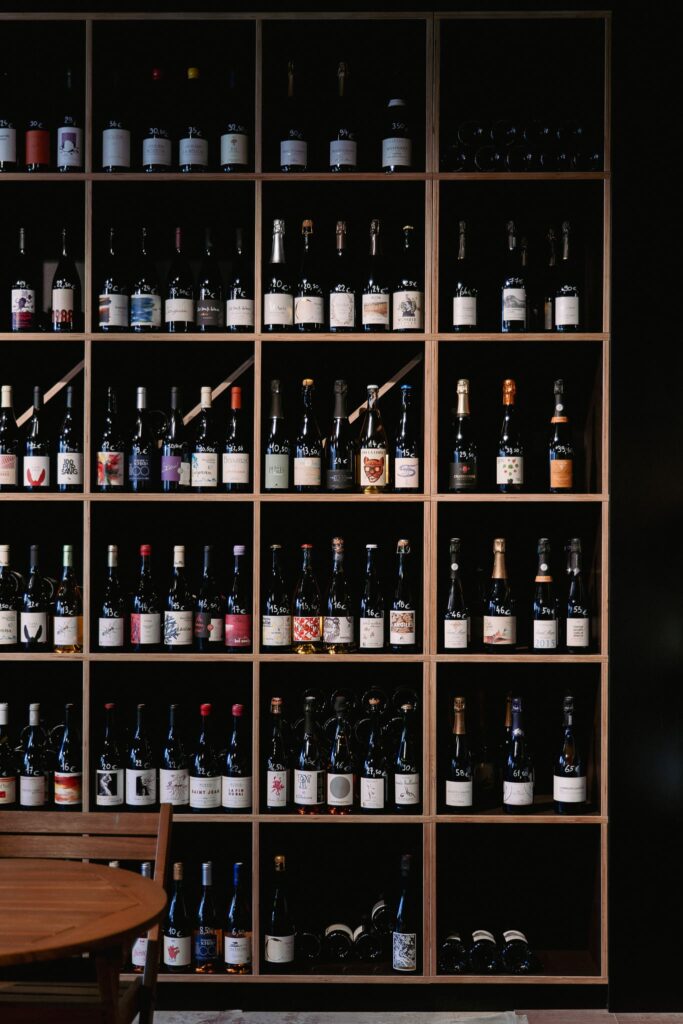 Les bouteilles du Cercle des Quilles à Angers