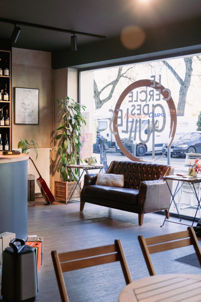 L'intérieur du Cercle des Quilles à Angers