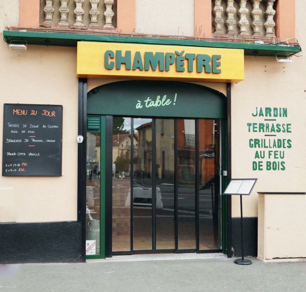 devanture champetre a Toulouse