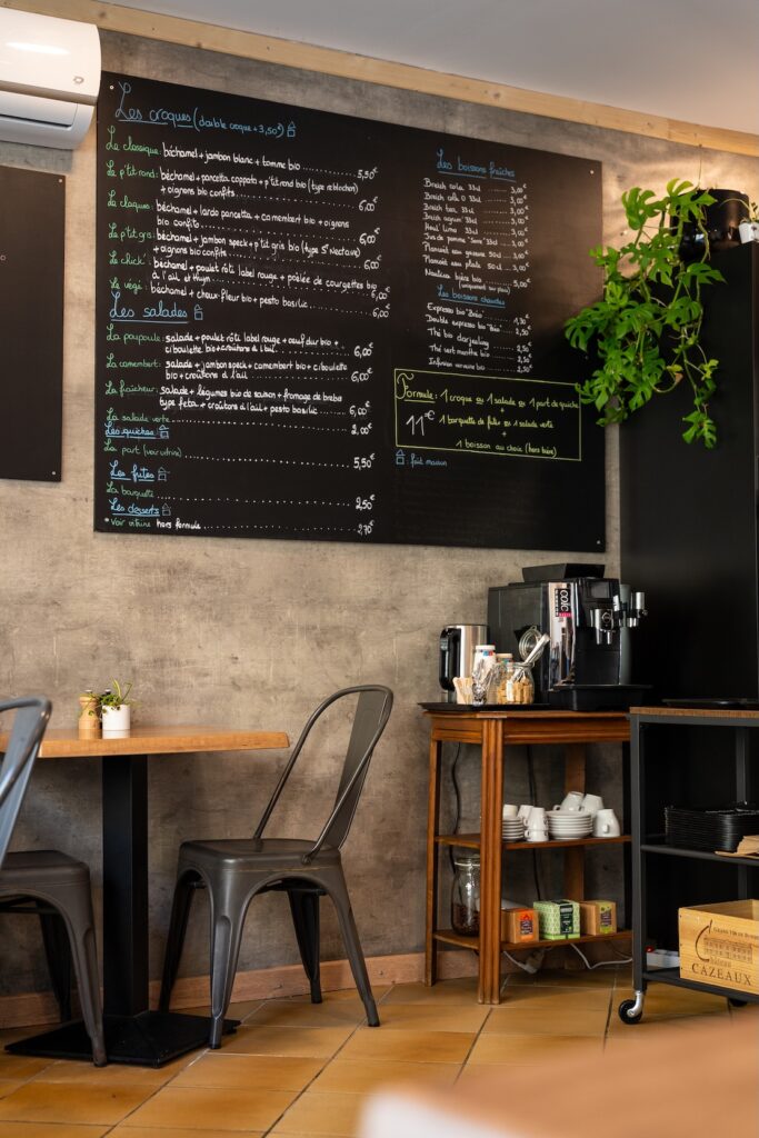 La carte de Chez Marie, à Pleudihen-sur-Rance