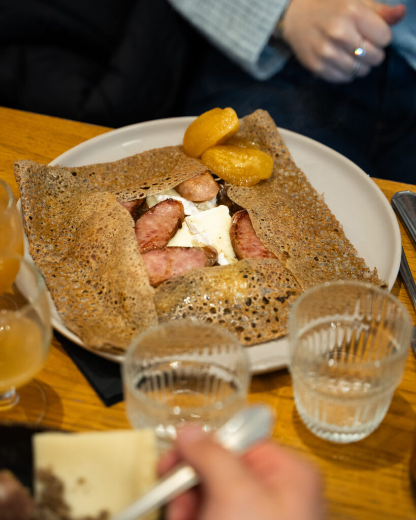 La crêpe du restaurant Chez Raymonde à Guilers