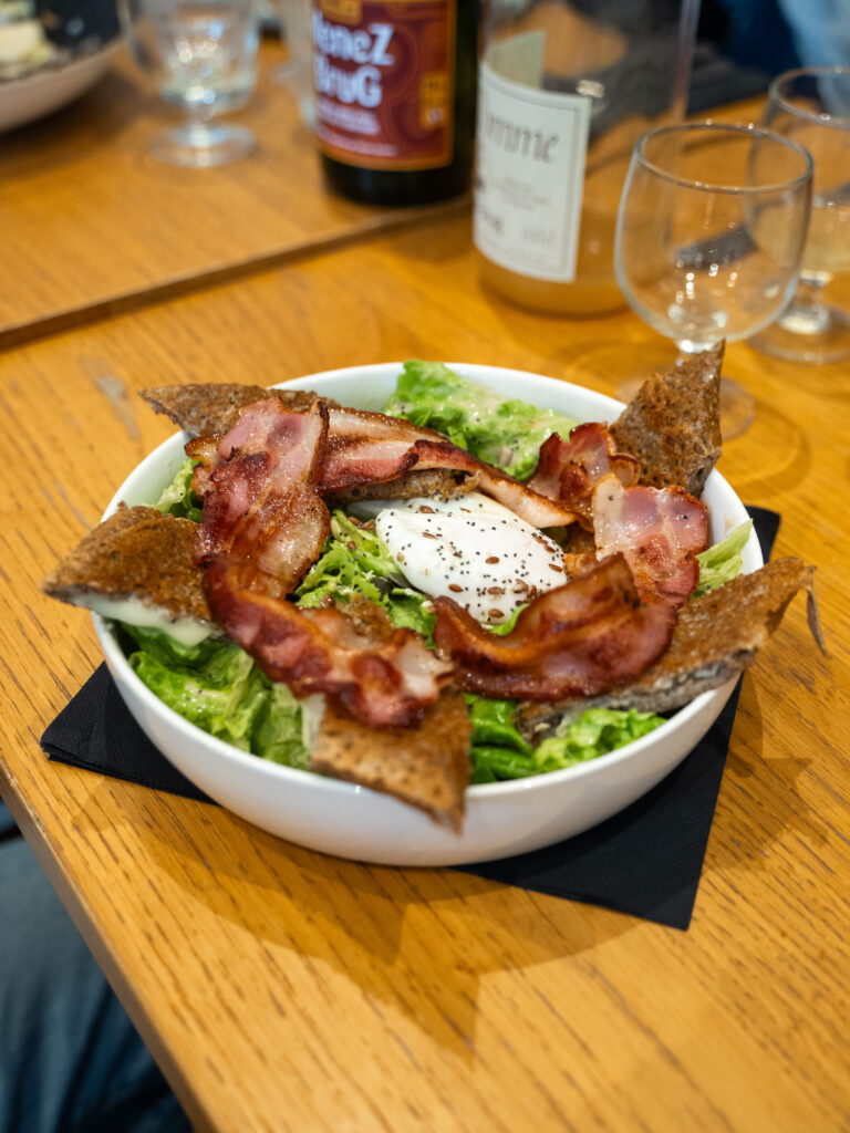 La salade du restaurant Chez Raymonde à Guilers