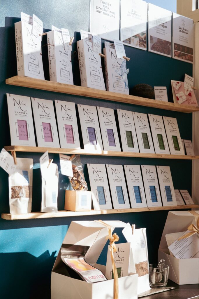 Les tablettes de Nuances de Chocolat à Angers