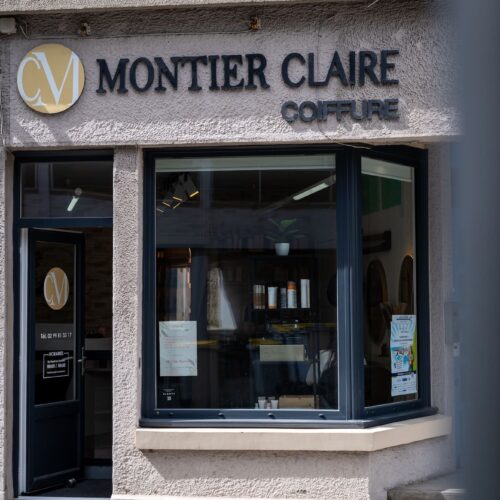 La devanture de Claire Montier Coiffure à Saint-Malo