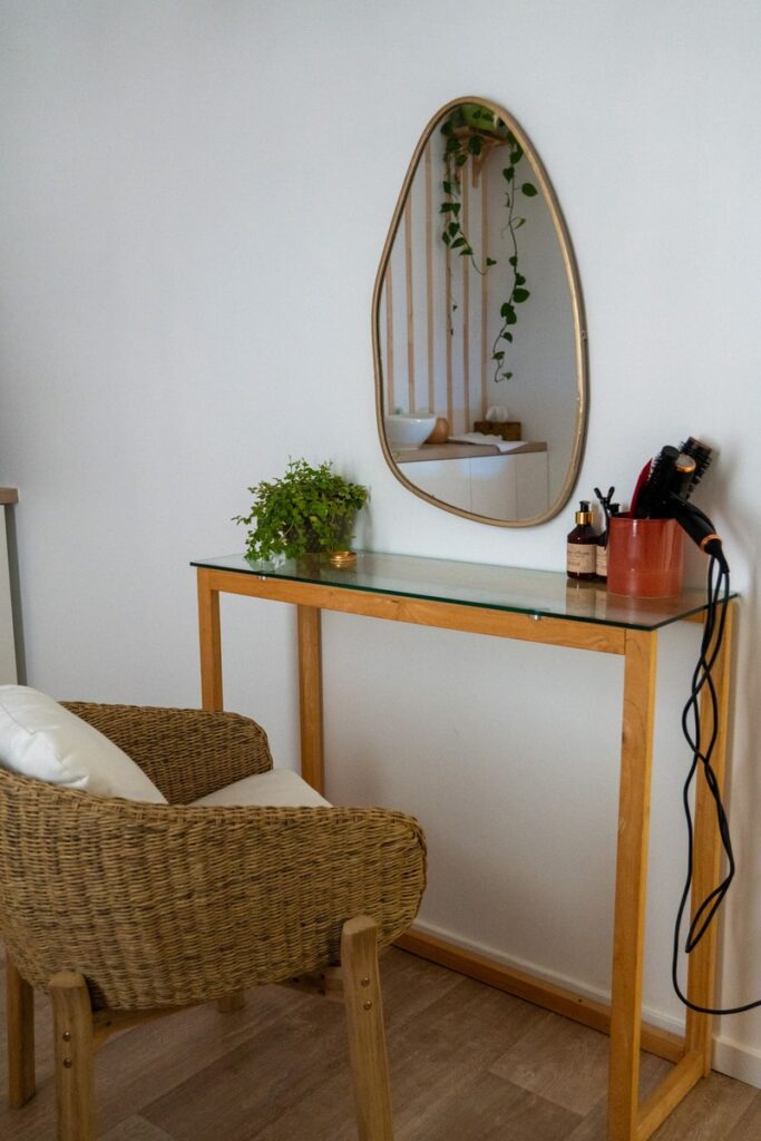 L'intérieur du salon Au Salon d'Anaïs à Boisseuil à 10 minutes de Limoges