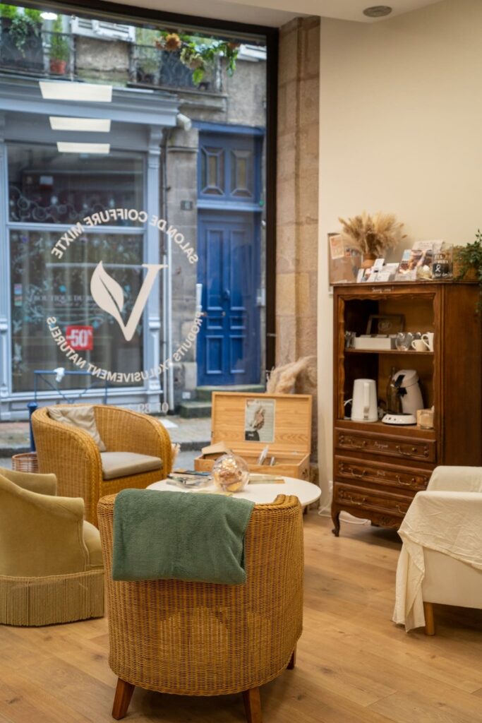 L'espace détente du salon Mon Salon Végétal à Limoges