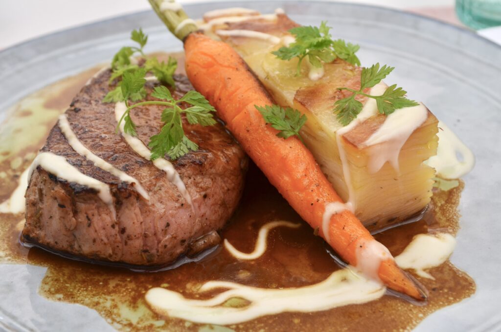 Un plat du restaurant du Comptoir des Frangines à Vedène