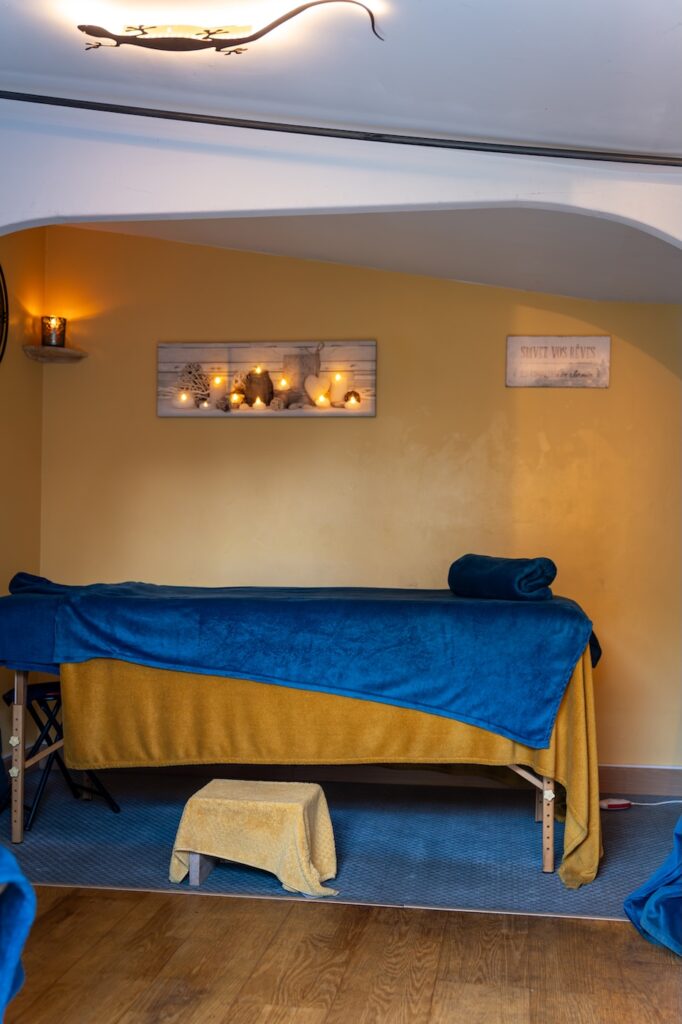 La table de massage chez Corps&Sens à Saint-Malo