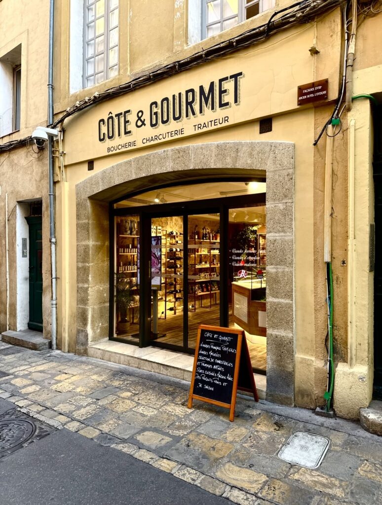 Devanture de Côte et Gourmet