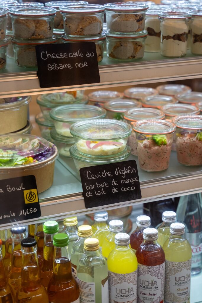 Différents plats du jour chez D'ici Delà, à Dinan