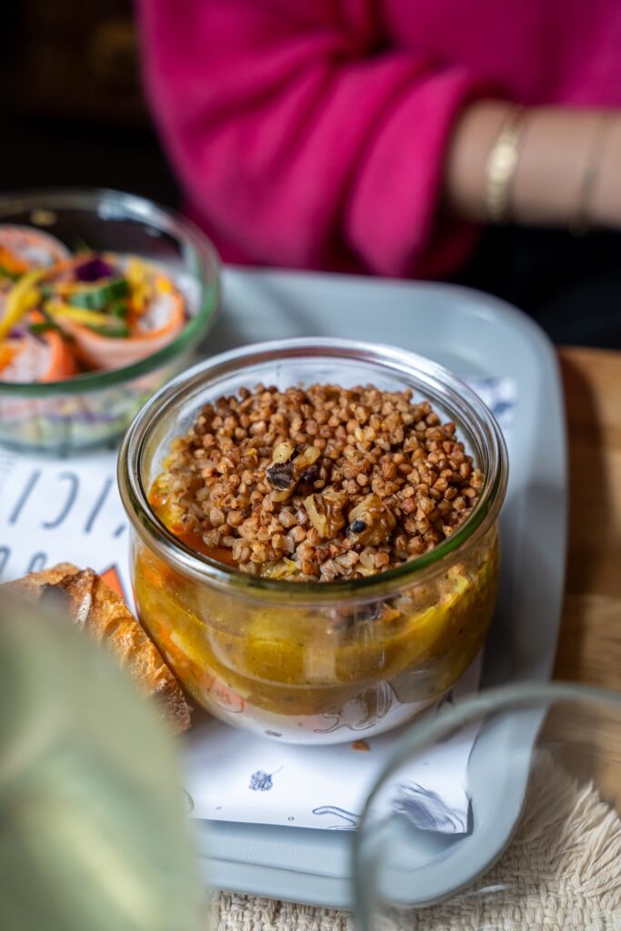 Un plat servi chez D'ici Delà, à Dinan