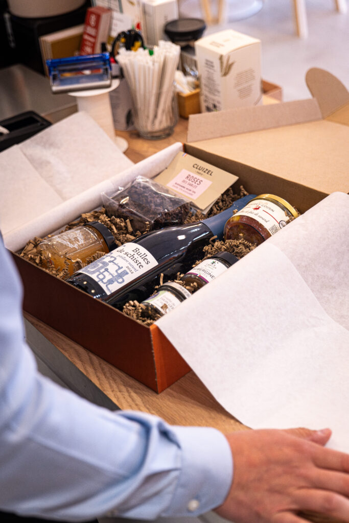 Un coffret cadeaux à Dénicheur de Gourmandises à Saint Barthélémy d'Anjou