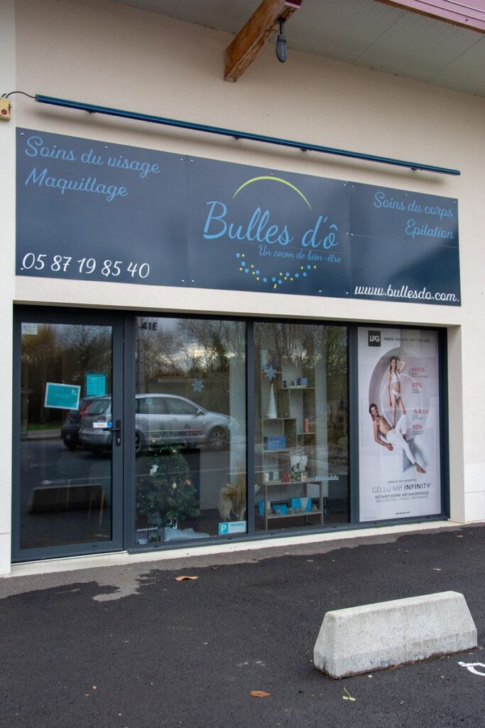 La devanture de Bulles d'Ô à Feytiat