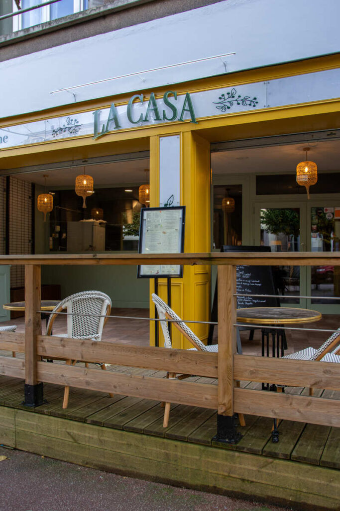 La devanture du restaurant La Casa à Limoges