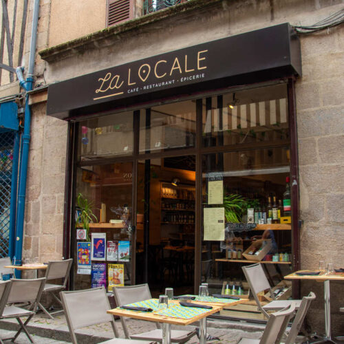 La devanture du restaurant La Locale, rue de La Boucherie dans le centre ville de Limoges