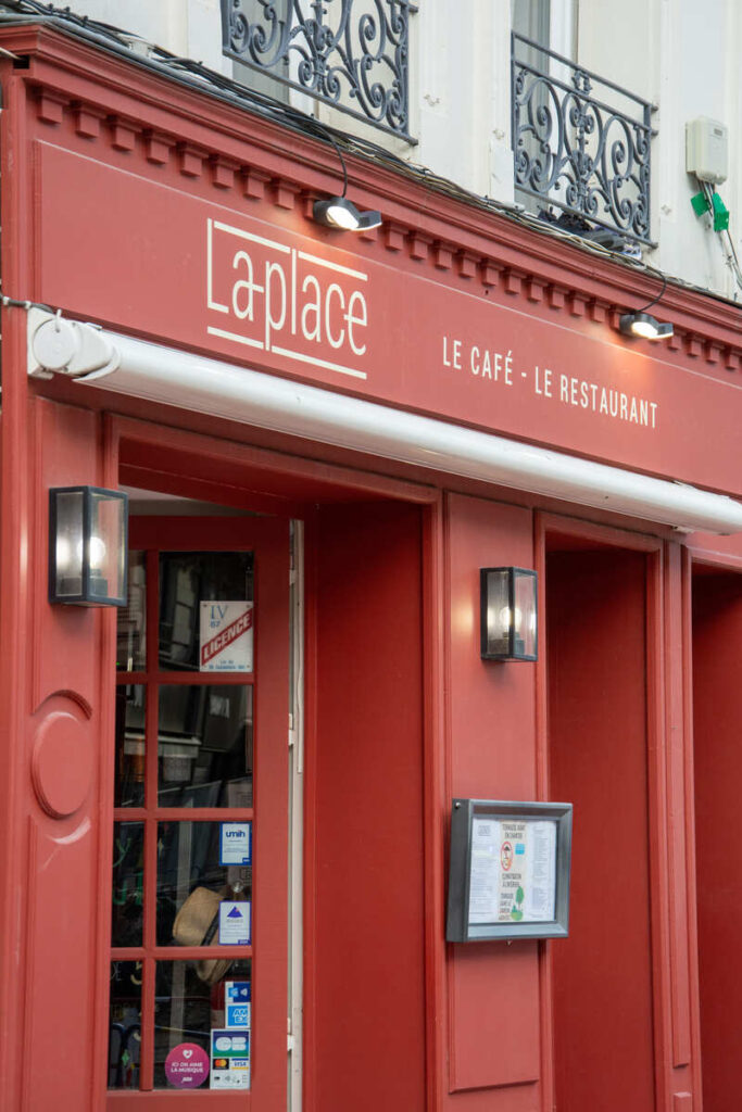 La devanture du restaurant La Place à Limoges