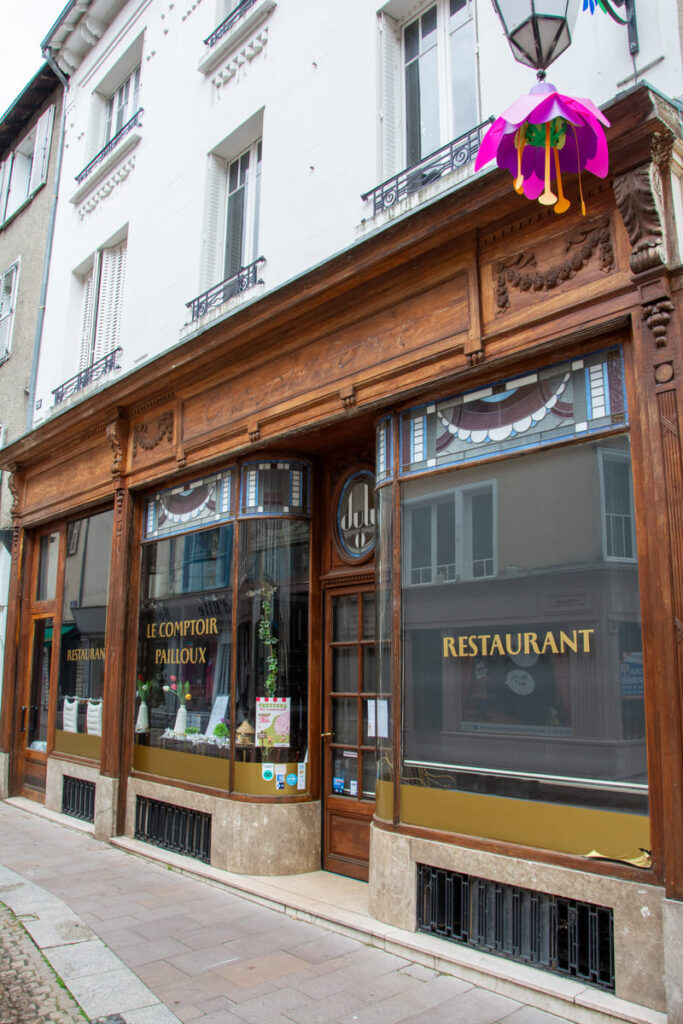 la devanture du restaurant Le Comptoir Pailloux à Limoges