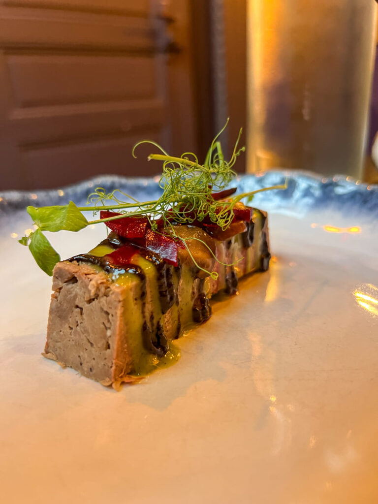 Entrée du menu du soir au restaurant Le Comptoir Pailloux à Limoges