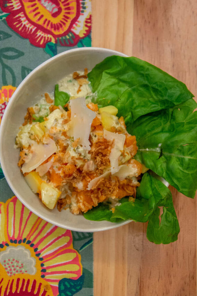 Un plat du menu de jour du restaurant Le Merle Moqueur à Eymoutiers à 45 minutes de Limoges