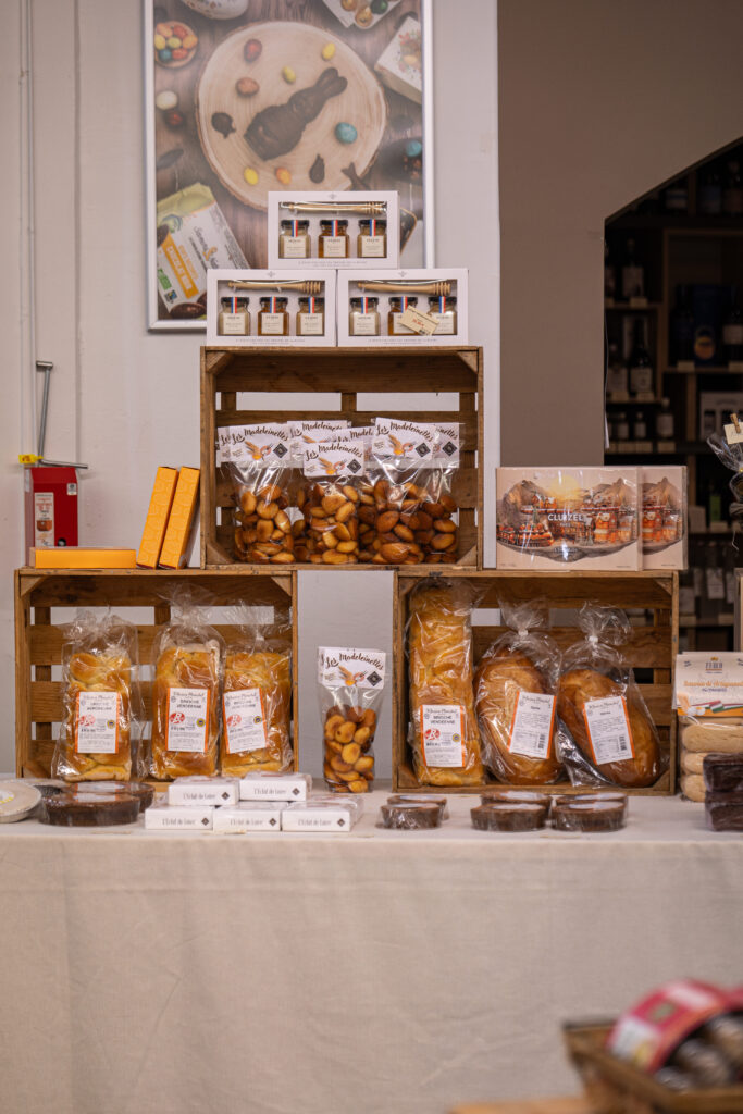 Une sélection de produits de la boutique des Halles et des Gourmets à Angers