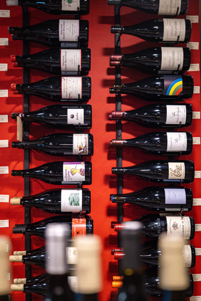 Une sélection de vins de la boutique des Halles et des Gourmets à Angers