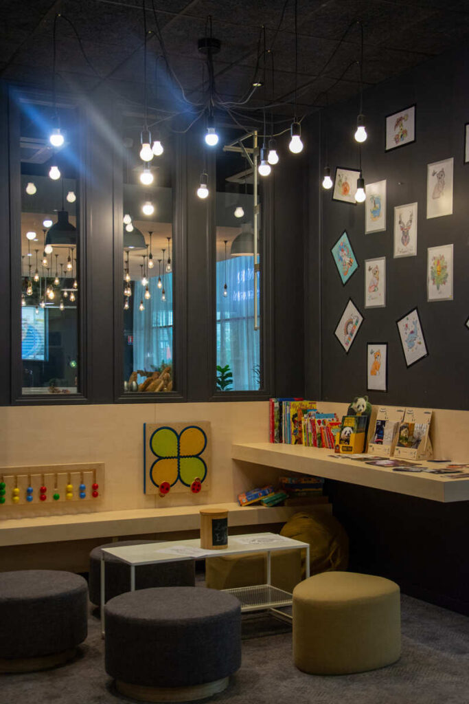 L'espace pour les enfants du restaurant Antiq à Limoges