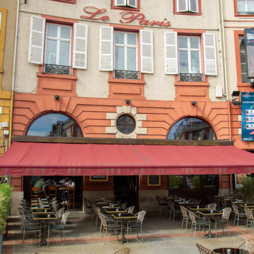 La devanture du restaurant Le Paris à Limoges