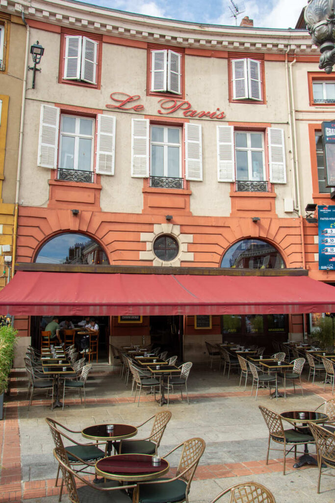 La devanture du restaurant Le Paris à Limoges