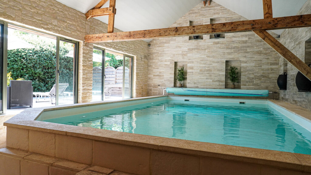La piscine de la Ferme de L'oudon à Saint-Pierre en Auge