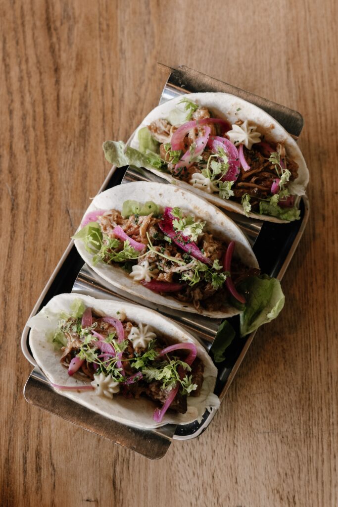 Le trio de tacos du restaurant FL à Avignon