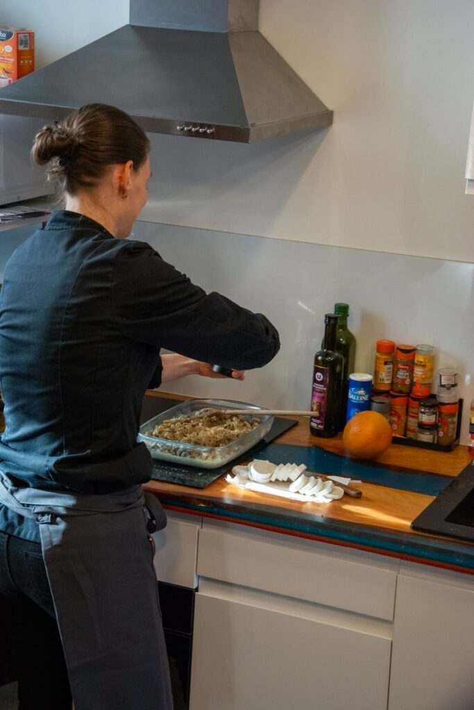 Préparation à domicile des plats en batch cooking par Camille en cuisine